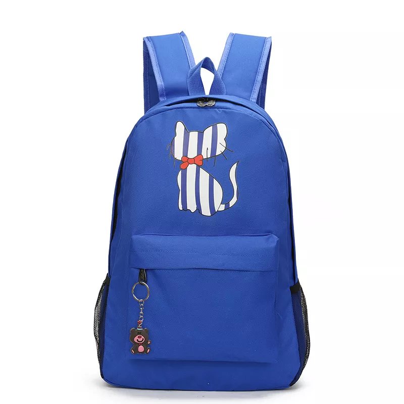 Cartoon Canvas School Backpack